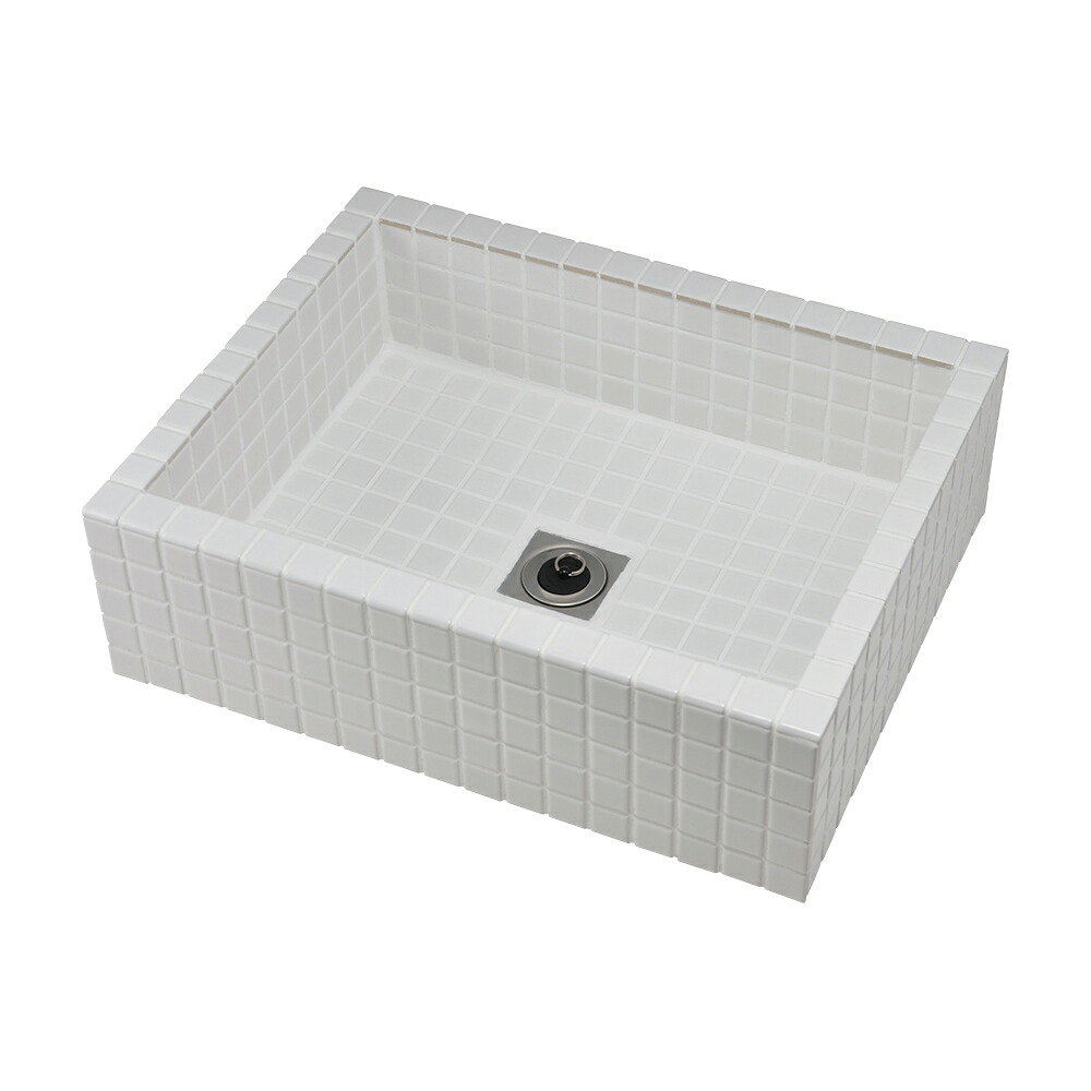 624-970 カクダイ 水栓柱パン(タイル貼り・白)|アクアshop