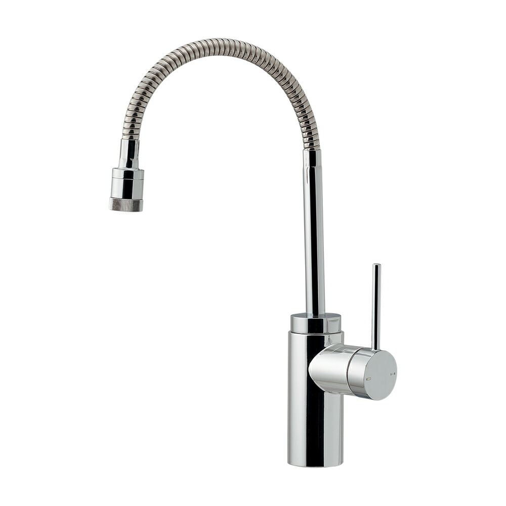 楽天市場】117-138-D カクダイ シングルレバー混合栓（シャワーつき