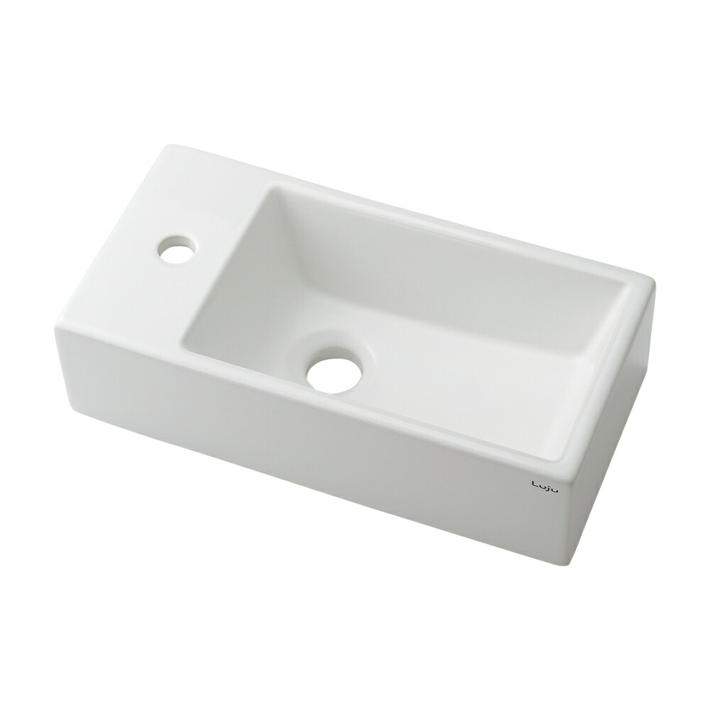 楽天市場】KAKUDAI(カクダイ)Luju壁掛手洗器(Rホール)493-083