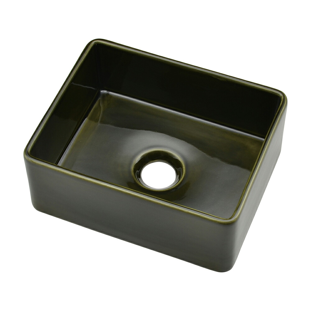 493-249-GR　カクダイ　置型手洗器（茶）｜アクアｓｈｏｐ