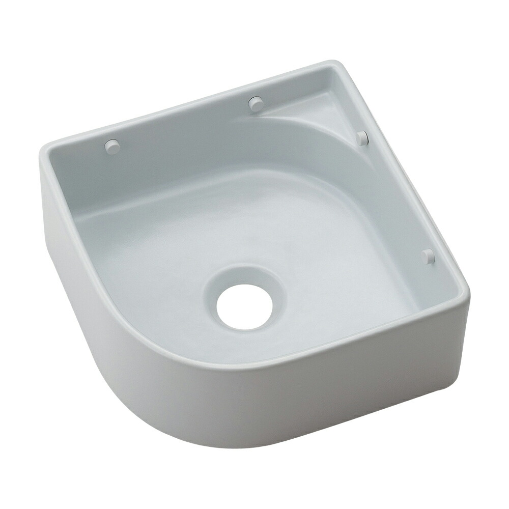 493-244-MW カクダイ コーナー手洗器(マットホワイト) chouchou(シュシュ)|アクアshop