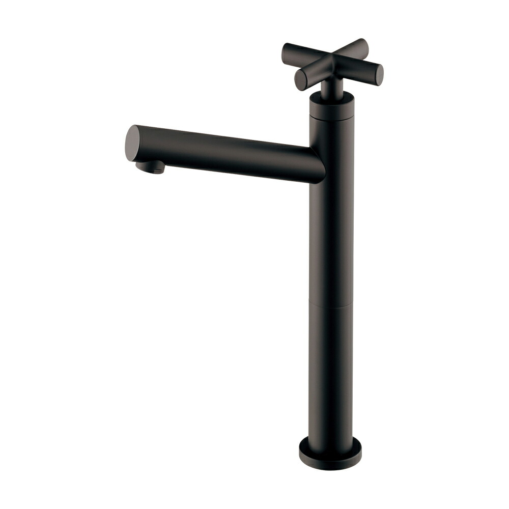 楽天市場】721-211-D カクダイ 立水栓（トール・マットブラック