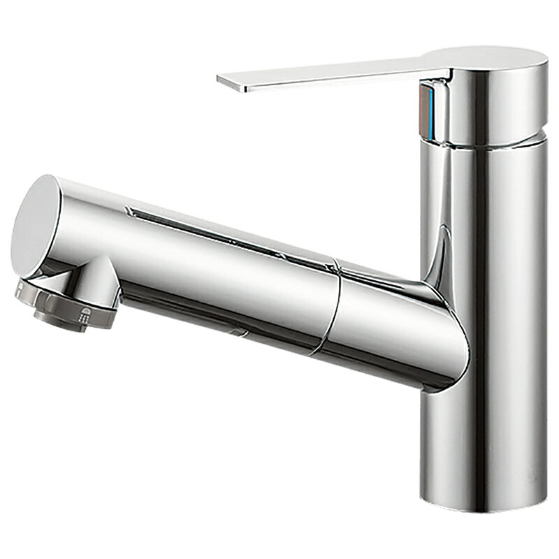 三栄水栓　シングルスプレー混合栓(洗髪用)　K37100R-W シングルスプレー混合栓（洗髪用） | 商品のご案内 | SANEI