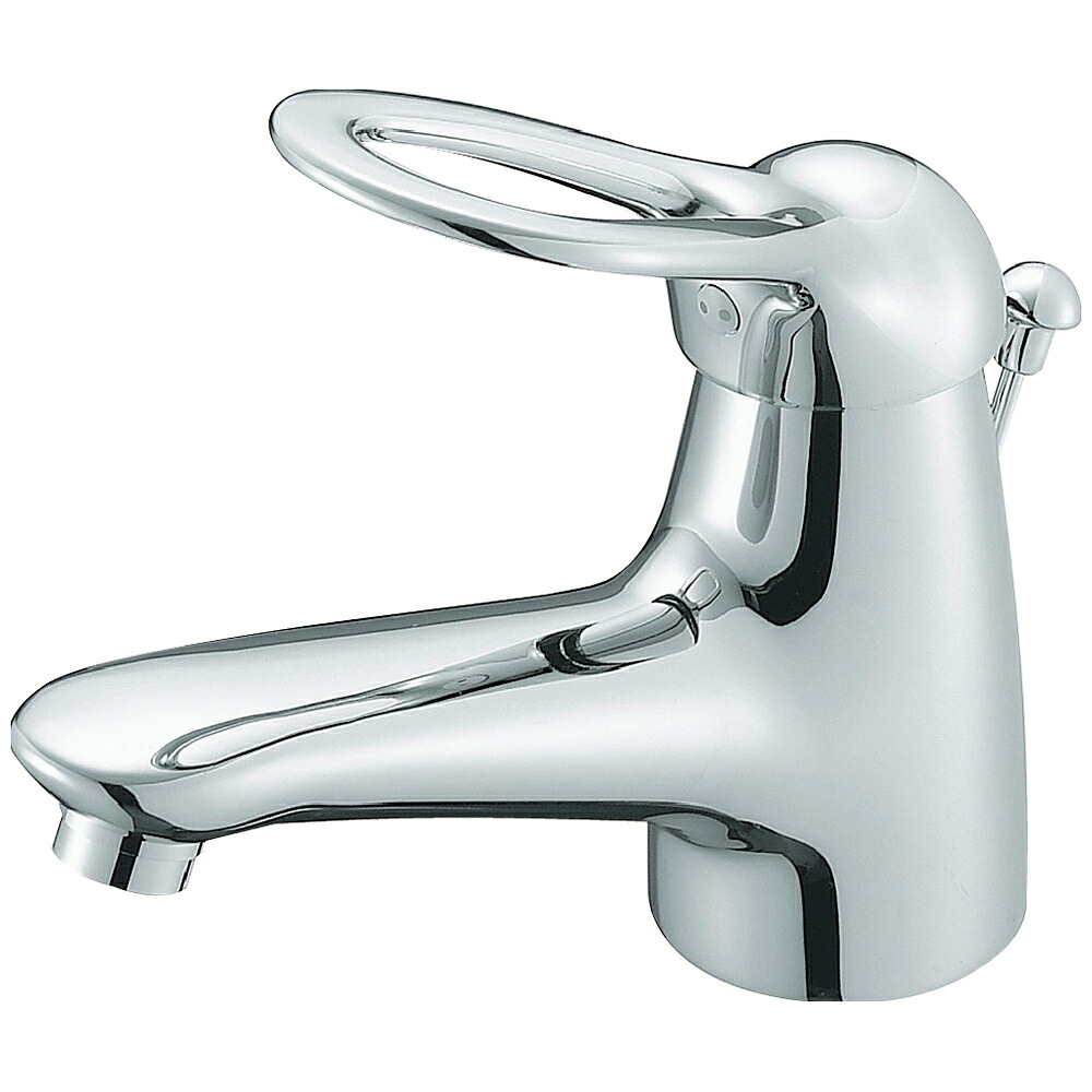 K4770PJV-13　三栄水栓 SANEI　シングルワンホール洗面混合栓（引棒付）｜アクアｓｈｏｐ 28,958円