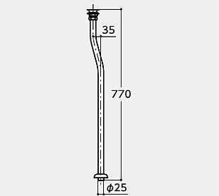 TL60NL1　 ＴＯＴＯ　 手洗器用排水金具付きいなずま管