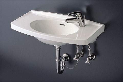 L270C + TLS04302JA　 ＴＯＴＯ　 壁掛洗面器セット　 シングル混合水栓