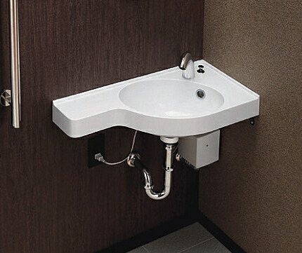 MLRB32ABL / R + TLS01101J　 ＴＯＴＯ　 カウンター一体形 コーナー洗面器セット　 立水栓 65,540円