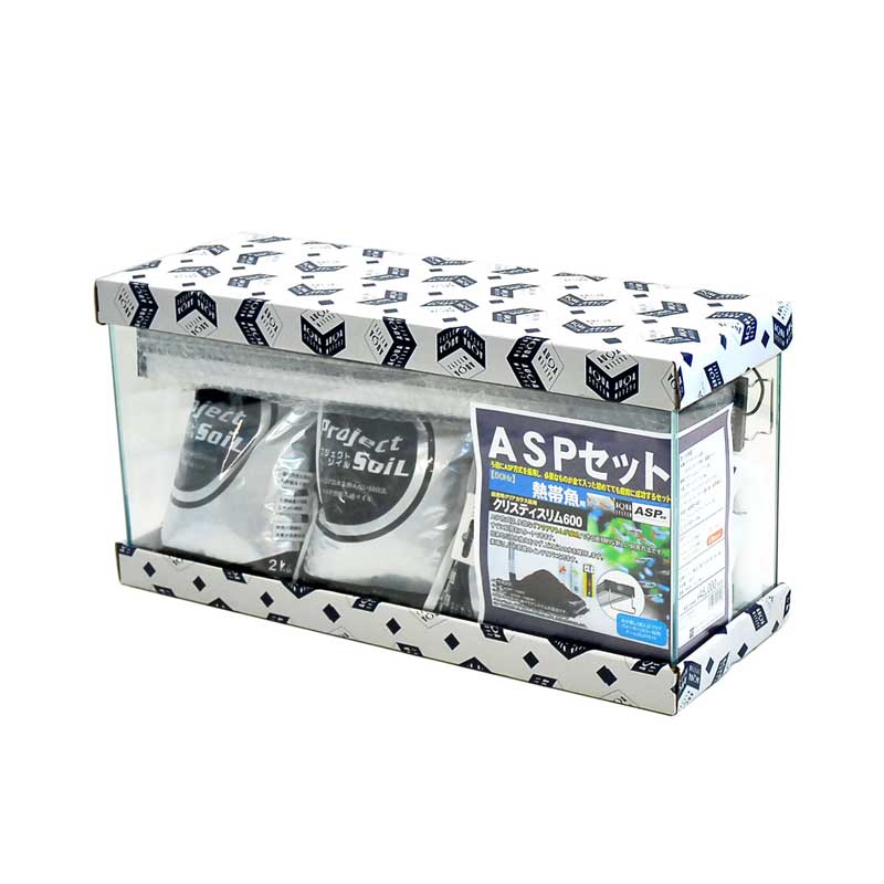 楽天市場】水槽 40cm ASP基本セット【40×24×30cm 25L】アクア