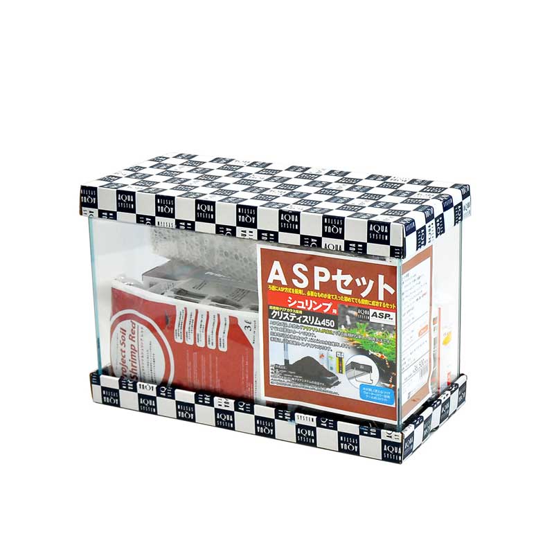 楽天市場】水槽 40cm ASP基本セット【40×24×30cm 25L】アクア