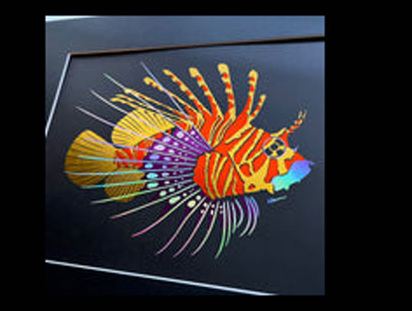 【正規輸入品】Lion Fish Foil Art Print 13,860円