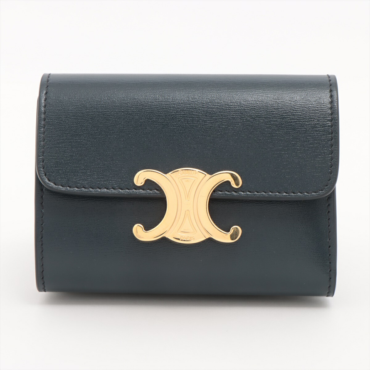 国内買付【CELINE】すぐ届く フラップウォレット トリオンフ org.jpg