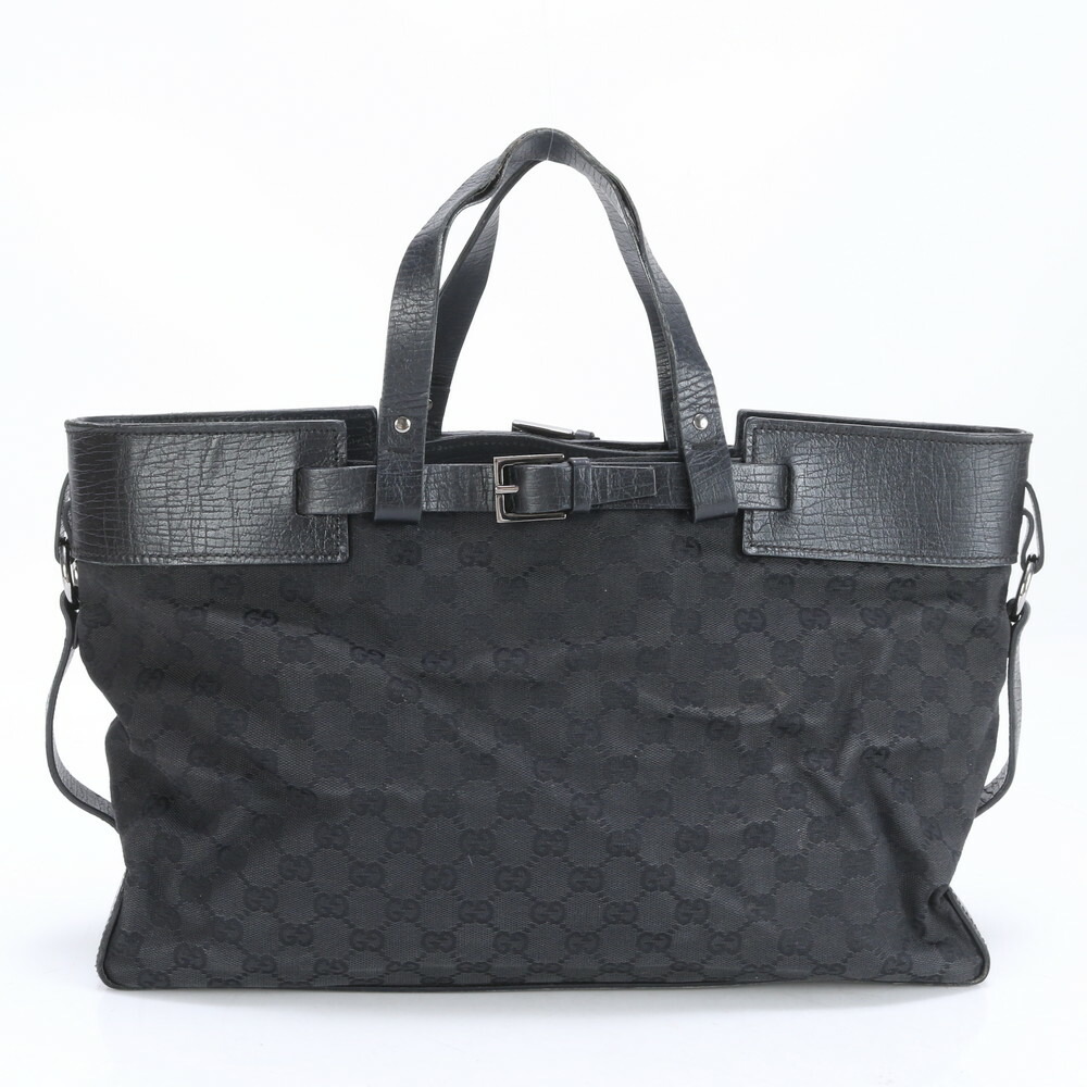 グッチ　スタッズ付きダークブラウンレザートートバッグ 楽天市場】GUCCI (グッチ) インターロッキング トートバッグ