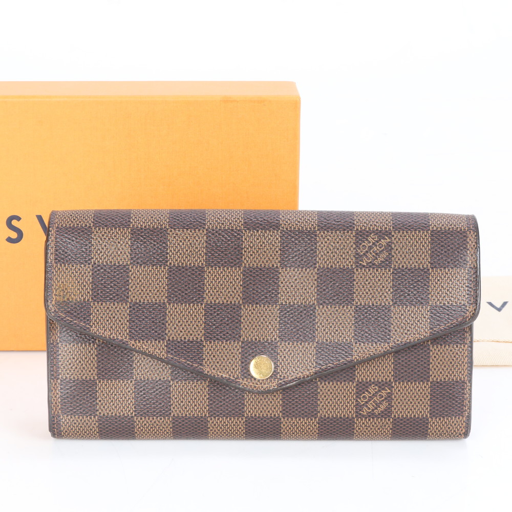 楽天市場】ルイヴィトン ダミエ ポルトフォイユサラ 長財布