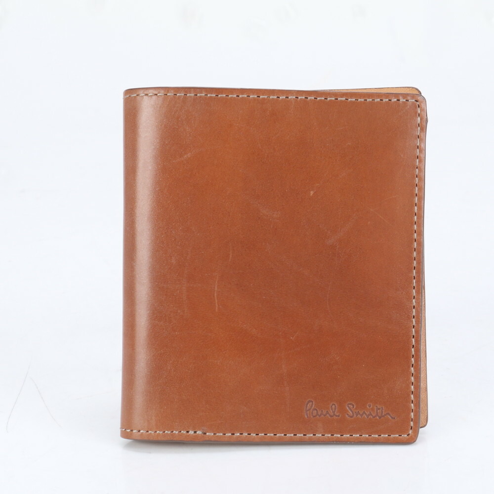 【極美品】Paul Smith ポールスミス 2つ折り財布 ブラウン 楽天市場】ポールスミス 財布 二つ折り財布 カード入れ付き 茶