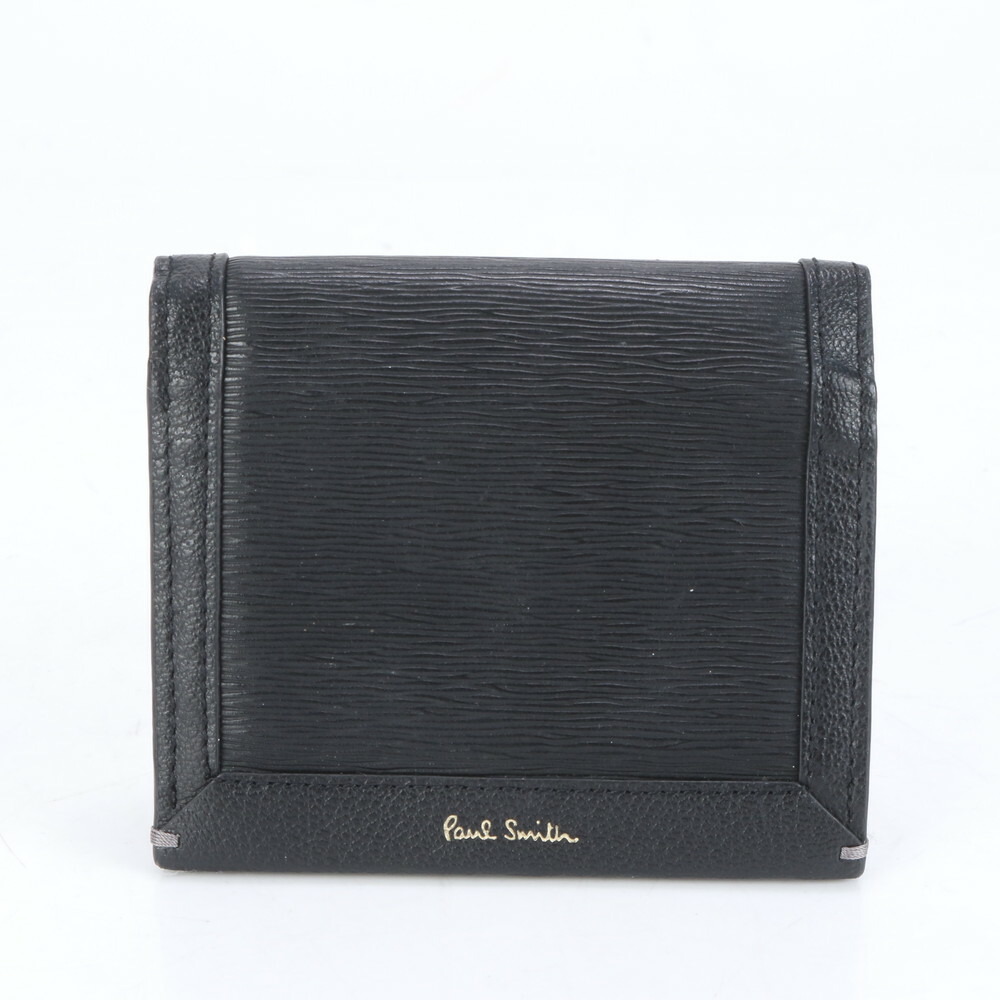 B06619 未使用品 Paul Smith レザー2つ折り財布 ブラック B06619 未使用品 Paul Smith レザー2つ折り財布 ブラック Amazon