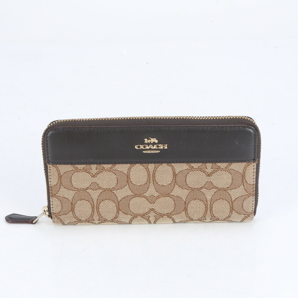 COACH長財布 コーチ財布 アコーディオン ラウンドジップ ラウンド レザー Amazon | (コーチ) COACH 財布 長財布 ラウンドファスナー