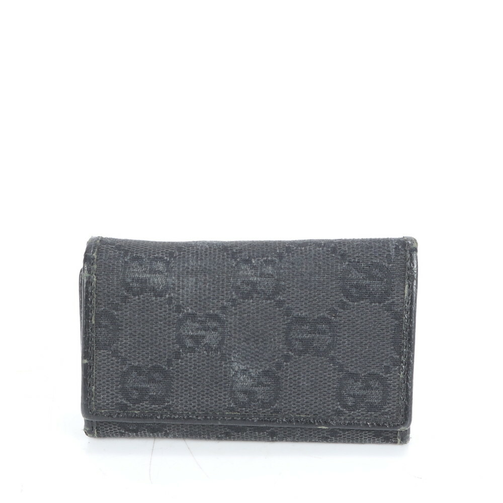 GUCCI　6連キーケース　GG型押し　リング　シマレザー　ドリアン　ブラック 楽天市場】GUCCI グッチキーリンツ付き6連キーケースGGロゴ