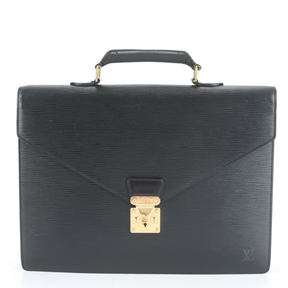 ルイヴィトン セルヴィエット コンセイエ ビジネスバッグ 楽天市場】ルイ・ヴィトンエピ:ノワールセルヴィエット