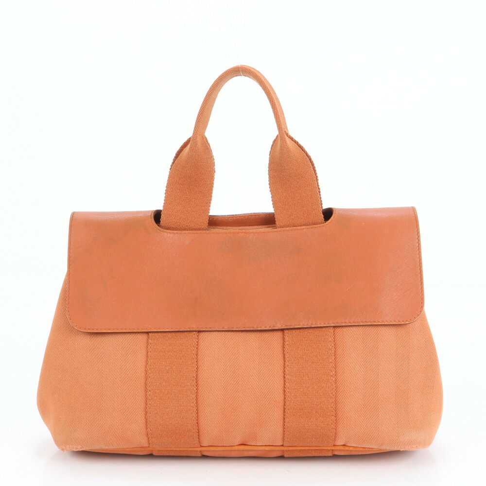 【角スレ無し】HERMES エルメス エールライン　PM　トートバッグ　男女兼用 エルメス HERMES エールライントートPM グレー SV金具 トワル