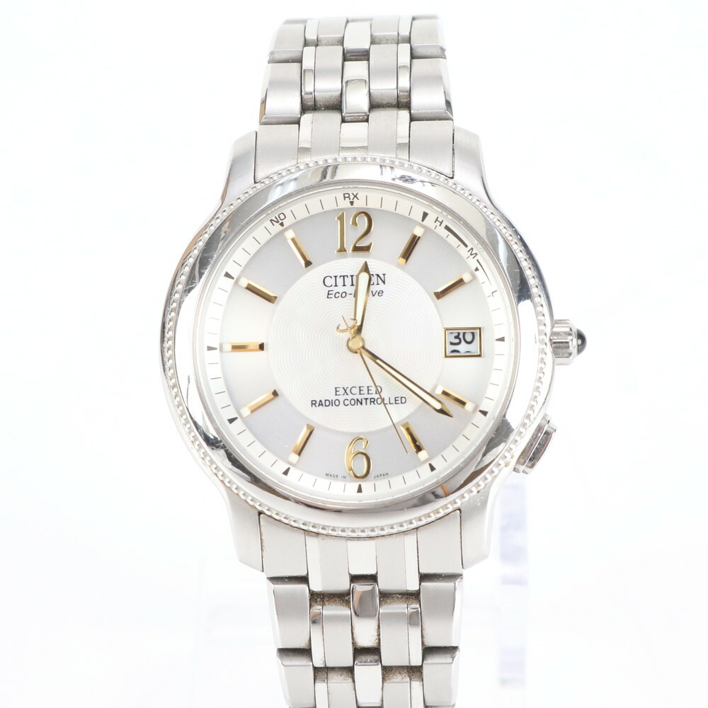 ✨CITIZEN✨シチズン✨デイト✨EXCEED✨エコドライブ✨シルバー✨腕時計 楽天市場】【ウォッチ】CITIZEN シチズン エクシード エコドライブ