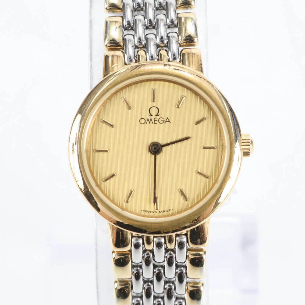 楽天市場】オメガ レディース クォーツ 時計 デビル ☆ 1387 ゴールド