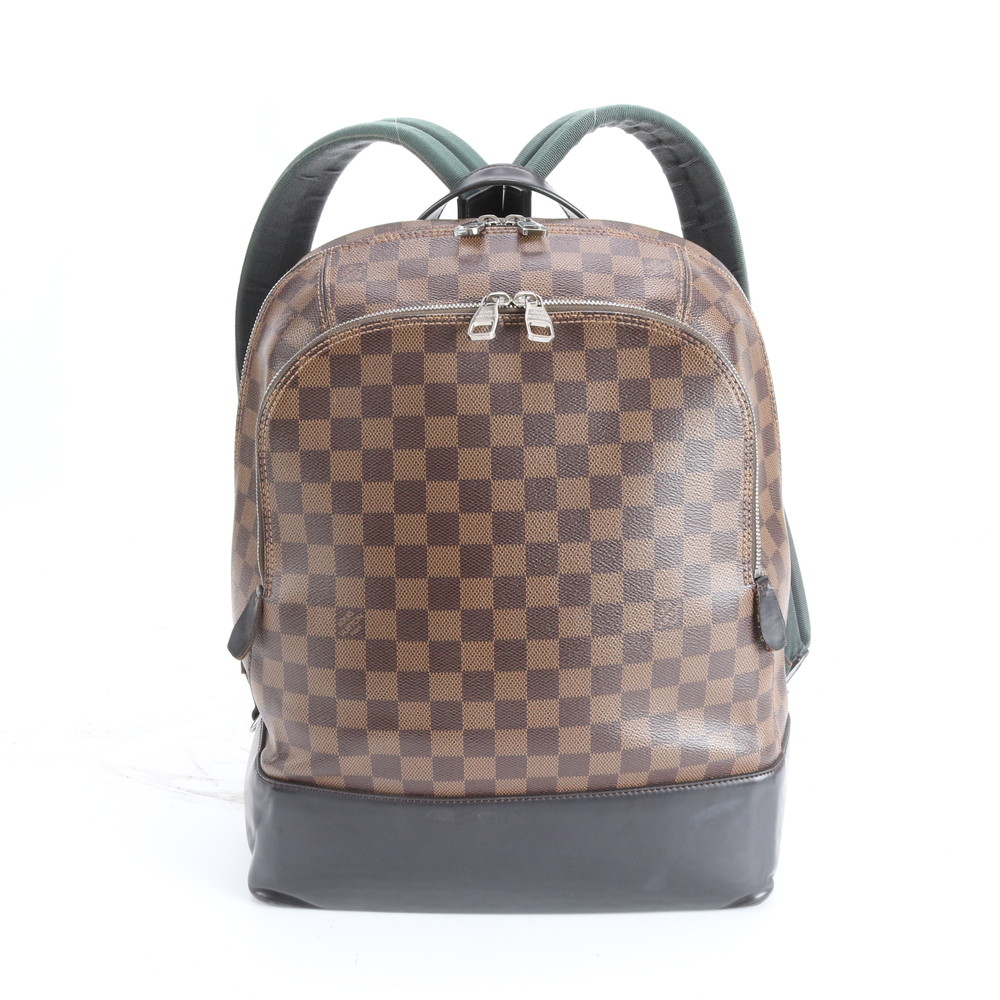 美品 ルイヴィトン ダミエ ジェイク バックパック N41558 レザー 2WAY リュックサック ショルダー バッグ A4 メンズ RWM DN42-6