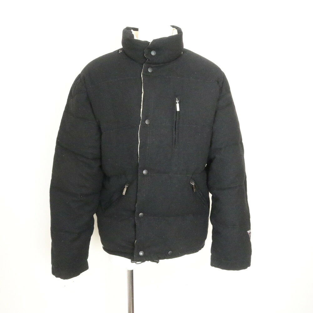 美品 モンクレール Y's ヨウジヤマモト コラボ ダウン ジャケット 3 ブラック コート アウター 上着 洋服 黒 メンズ RRM DP1-9