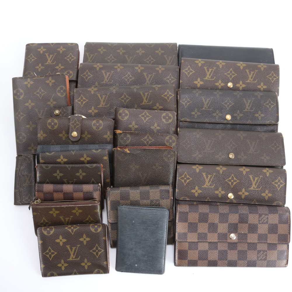 まとめ 24点 セット ルイヴィトン モノグラム ダミエ エピ レザー 長財布 二つ折り ウォレット キーケース RRE DS45-4