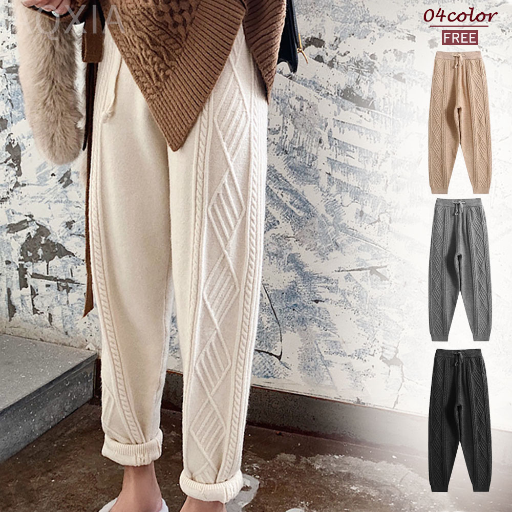 love&peace様 C6434 ハイゲージニット×パンツコーデ love&peace