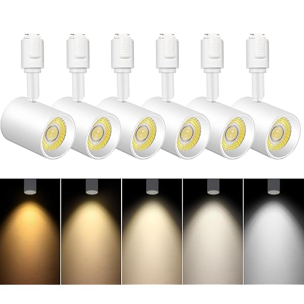 5色合わせる 導管線路 注目の的, LED一体型点火装置 10W(85W形好いかげんに), 晴れ晴れしい 線路点火装置, 高演色CRI90+ 2700K-6000K 800ルーメン, 御厨子所/販売店用 最高限度注目の的, 白いこと, 6個仕掛ける