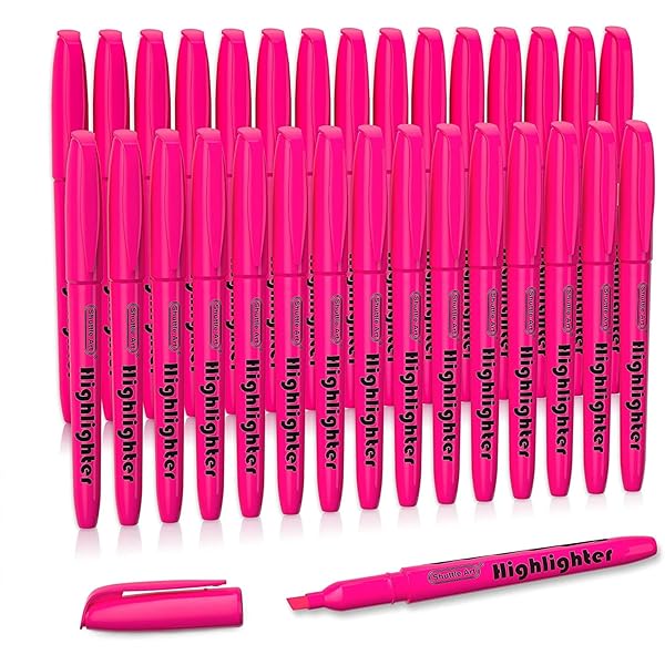 ホワイト ピンク 蛍光ペン b07yb2j8y7-1.jpg