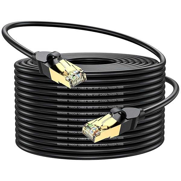 【貨物輸送無料】ローカルエリアネットワーク有線テレビ 100m CAT6A 種目6 高速道路 幽客有線テレビ PoE相応う 26AWG 550MHz 10Gbps/ギガビ