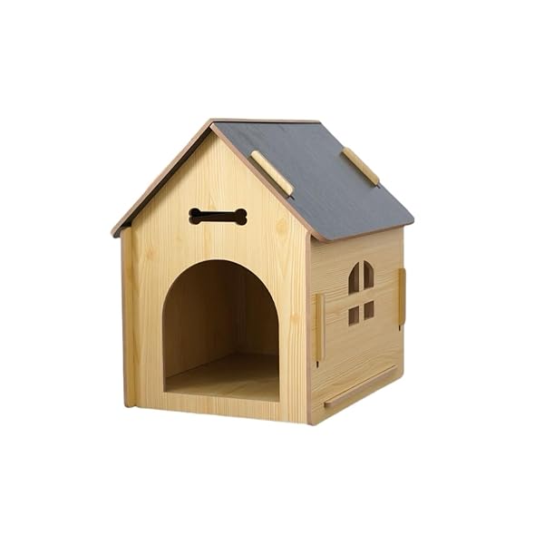 【貨物輸送無料】犬掘っ建て小屋学生寄宿舎型臥榻 室外用 ドッグハウス 犬舎 小型犬 中型犬 木製 ペットハ