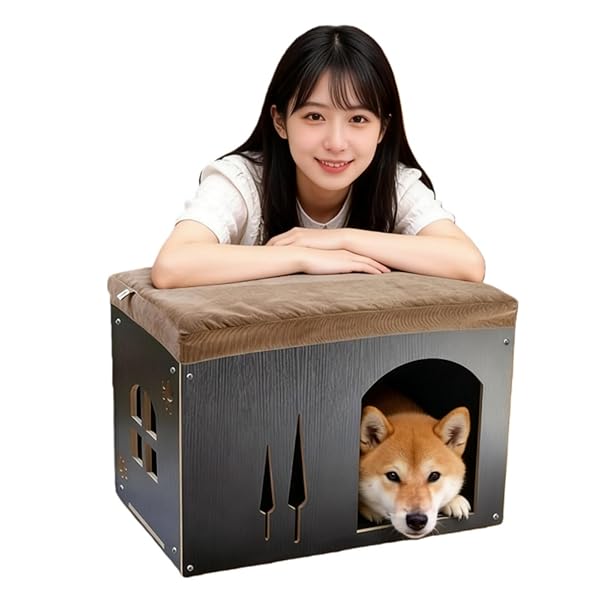 【貨物輸送無料】犬掘っ建て小屋学生寄宿舎型臥榻 室外用 ドッグハウス 犬舎 小型犬 中型犬 木製 ペットハ