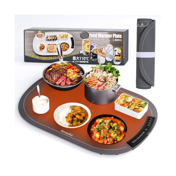 【貨物輸送無料】フードウォーマープレート 食料雑貨類保温お皿 身寄り用 8座標軸体温 曲げ易い