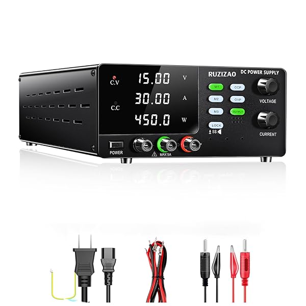 【貨物輸送無料】高最終生産物変数直流ワット数 15V 30A 450W 直流安定した化ワット数 最終生産物取り替えっこ付き添い人/OCP（過電流防御すること）＆OVP（過電圧防御すること） / 記憶装置役立つこと/エンコーダノッブ / 4 桁 LED 見せびらかす/鍵を掛ける名取り草