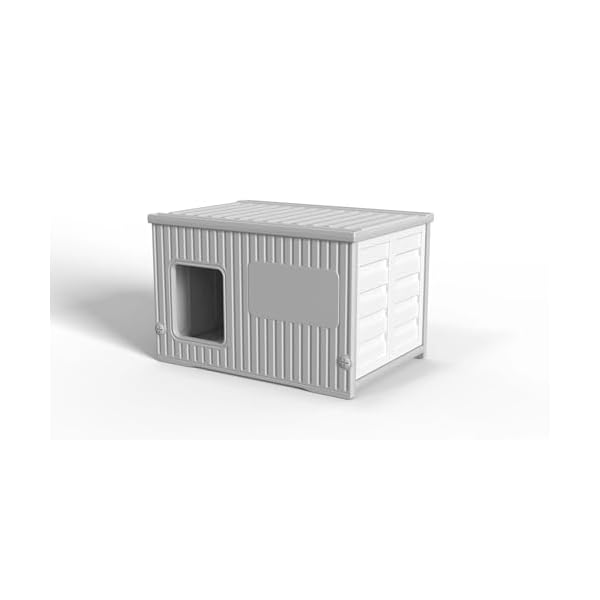 【貨物輸送無料】HDPE製 愛玩動物棲み家, 室内外兼用, 雨合羽軽さ 小型犬・猫用保護施設, 精神的な統合飾り気のない,
