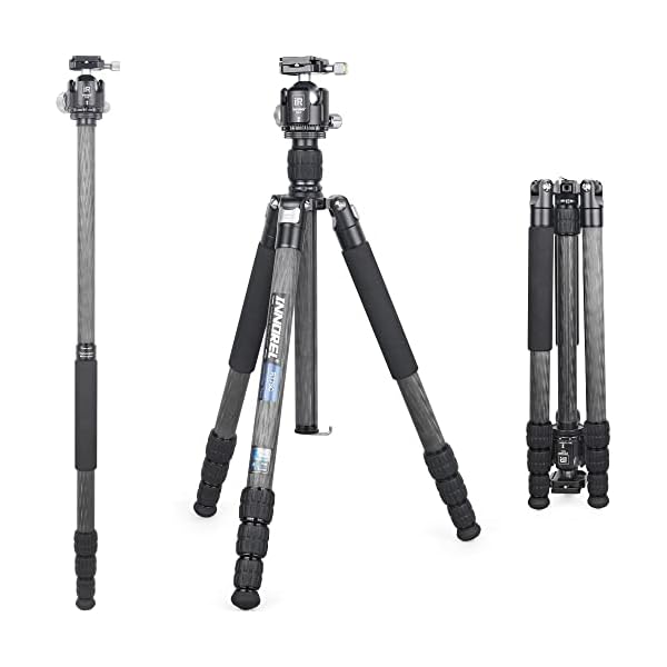 【送料無料】RT75C カーボン 三脚 ボール雲台 キット 172CM トラベル三脚 プロ級 ナットロック｜ARストア　店