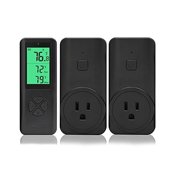 【貨物輸送無料】WTC100 サーモスタット (2 つの受信システム付き添い人) 体温制御装置の繋ぎはたご屋 ハ虫類サーモスタット 逃げ道 植木室暖房器 体温取り締まる 暖める 身寄り用醸造酒 インキュベーション 醗酵用の冷やかす流行り物