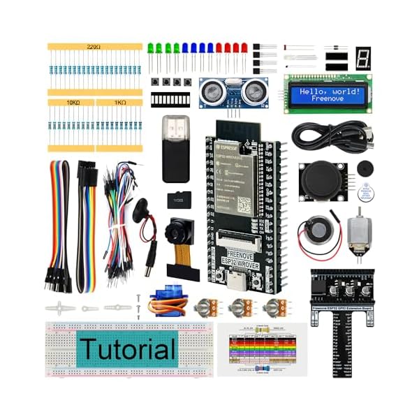 【貨物輸送無料】Super Starter Kit for ESP32 CAM（嘱する）、デュアル中核グループ32ビット240 MHzマイクロ制御装置、オンボードカメラ無線電話、Python C吊りひも、522ペイジ事細やかに指導、173品目、78プロジェク