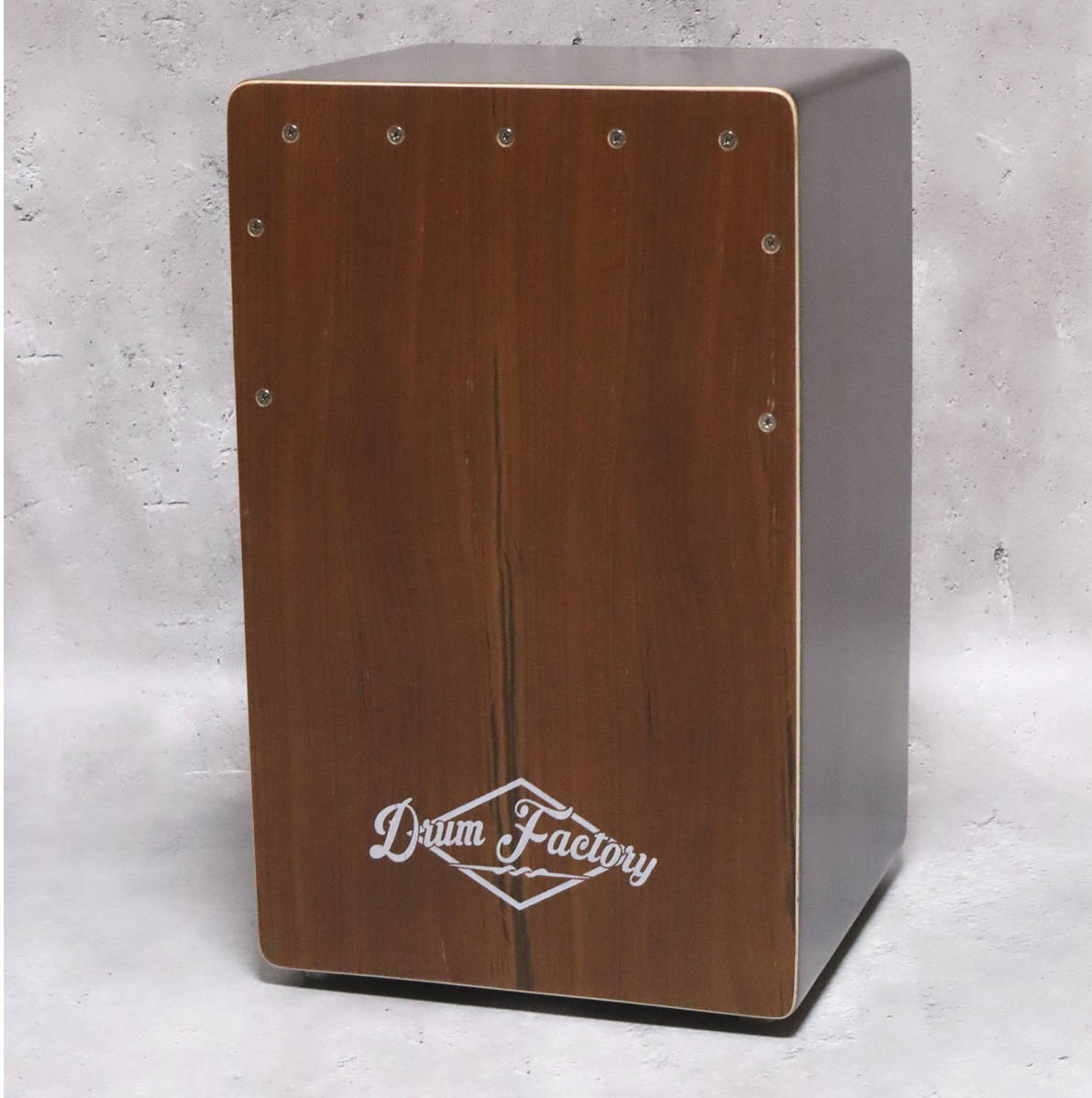 DRUM FACTORY CAJON TBR TEAK　 ドラムファクトリー　カホン　 ベースボード搭載モデル　 低音重視の方におすすめ！　 カホンバッグ付き！