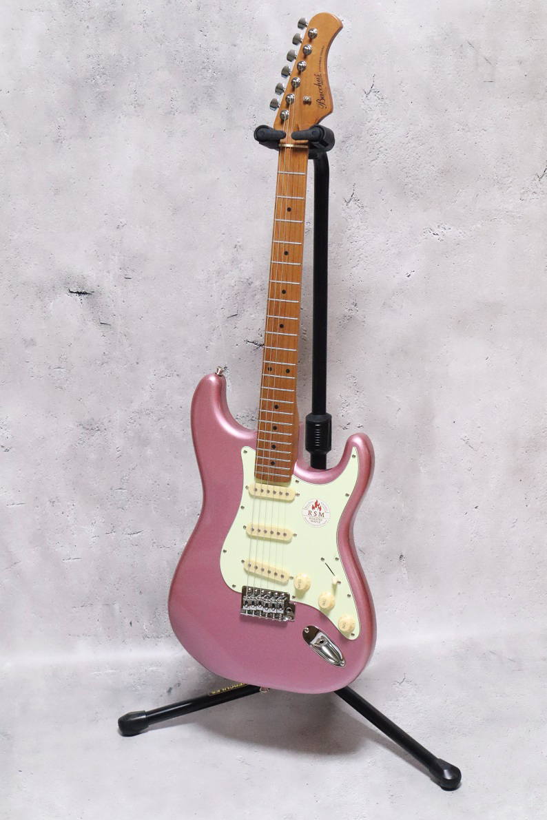 バッカス　BACCHUS BST-2-RSM/M BGM  バーガンディ Amazon | バッカス BACCHUS BST-2-RSM/M BGM エレキギター