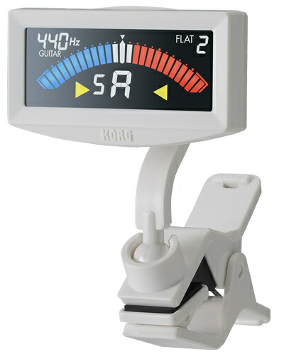 KORG AW-4G/WH  ギター/ベース用クリップチューナー wh01.jpg