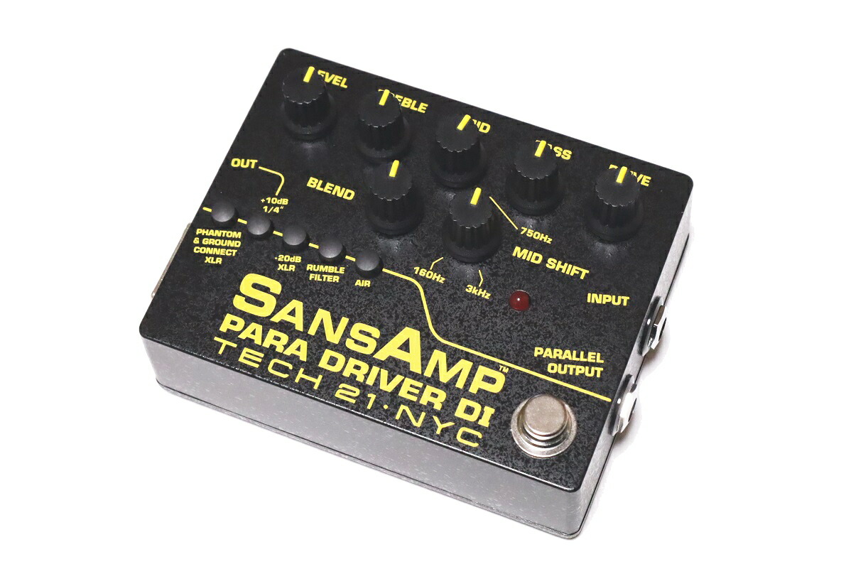 SANSAMP プリアンプ Amazon | TECH21 SANSAMP Geddy Lee Signature プリアンプペダル