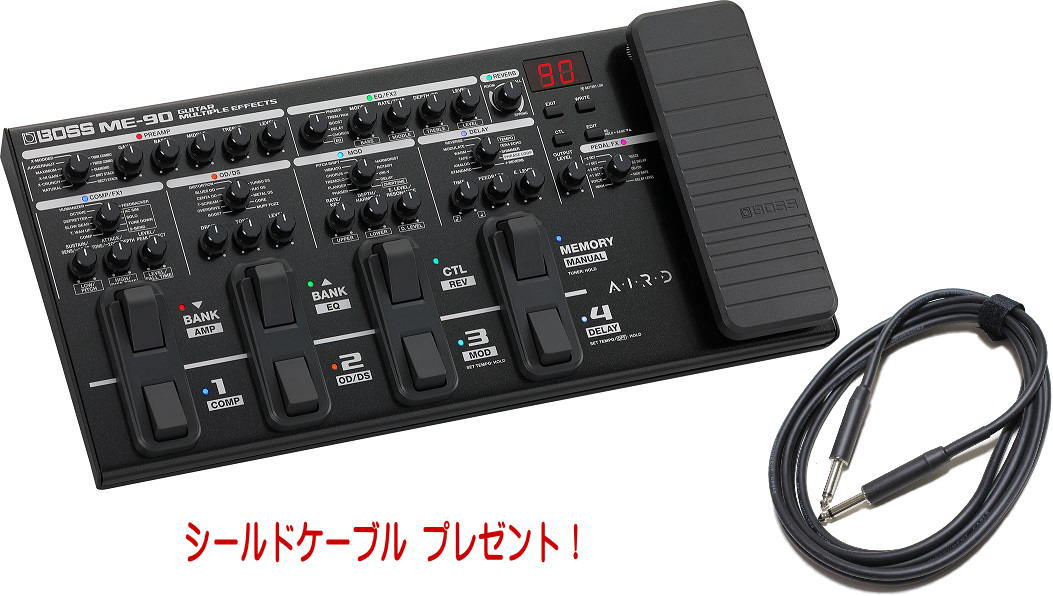 【Bluetoothアダプタ装着済み+アダプタ+バッグ付き】BOSS ME-90 Bluetoothアダプタ装着済み+アダプタ+バッグ付き】BOSS ME-90