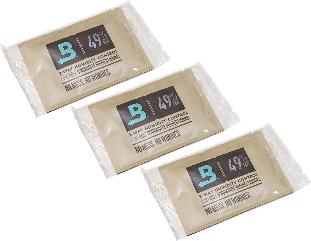 市場 Boveda 49 High Absorption 3個セット販売 ボベダ 湿度コントロール剤 B49ha