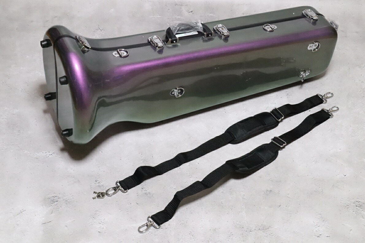 【旧モデル新品アウトレット】　C.C.シャイニーケース CABT-16　トロンボーン用ケース　ノーマル　スパークリング　バイオレット｜アラバスタ　ミュージック