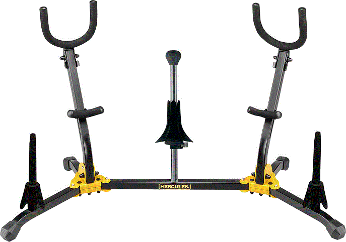 HERCULES DS538B　 ハーキュレス　 マルチサックス＋クラリネット／フルートスタンド