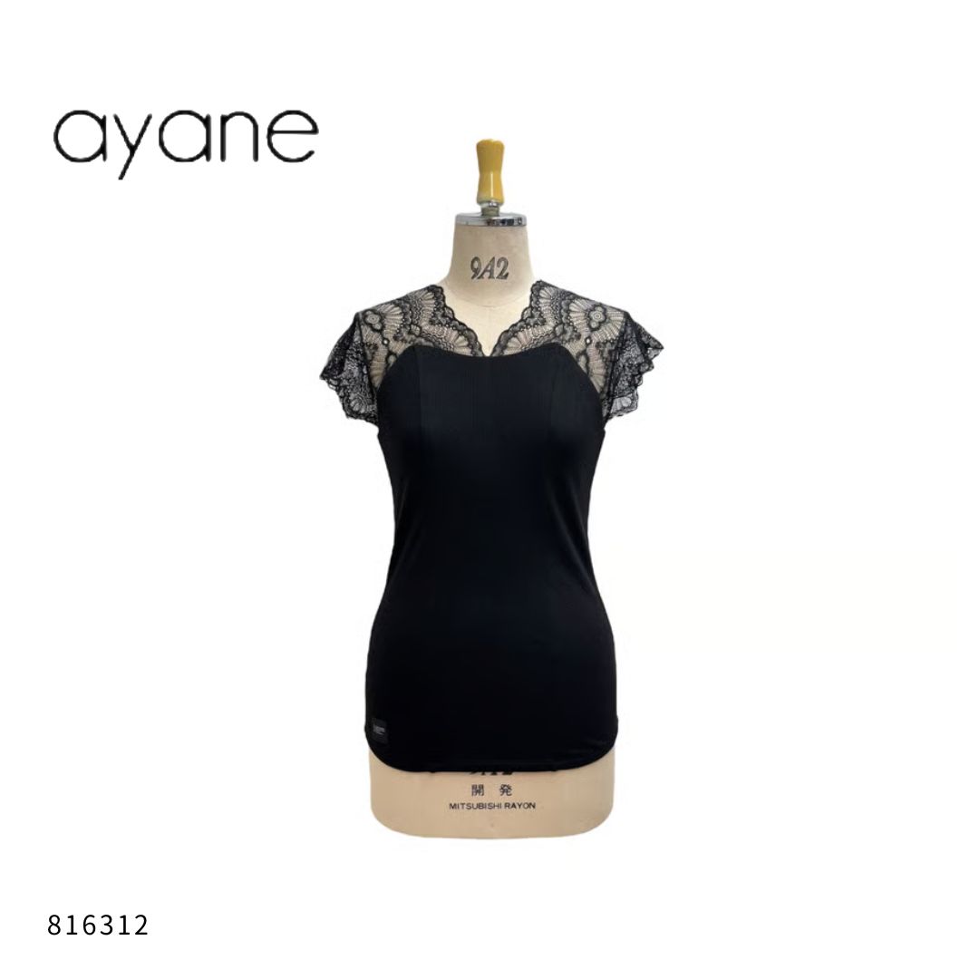 ayane( アヤン ) 【 816312 】ショルダーレースタンクトップ 貯蔵タンクとっ始め レディース スピード競技 下着類 花の冠yd 40代 雅びやか 成年者 亭主もち 好いたらしいめ 伸ばすこと 心地よい 春 夏 定番 一般受け