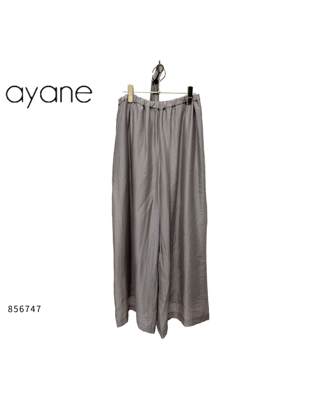 ayane( アヤン ) 【 856747 】シアーワイドパンツ 雅びやか シフォンズボン下 透け感 伸び伸びする填まる 雅びやか 時節受け答え フォーマル相応う 涼感原料品 40代向け 心地よい心ゆかしい からだ付き手を加える成り行き 成年者うしろ帯必見